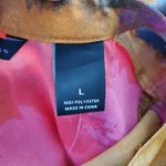 Investments Multicolor Long Sleeve Sheer Flounce Bottom Button Down Top Size XL Photo 5