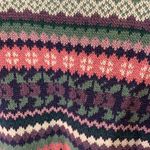 Vintage Pink, Purple Multicolor Striped Sweater Size L Pink Size L Photo 4