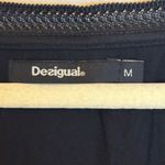 Desigual  Blouse Women's Size Medium Tunic Dress Sleeveless Floral Stripes‎ Photo 2