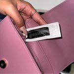 White House | Black Market  Pink Pastel Suede Buckle Chain Mini Crossbody Bag Photo 10