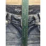 Ariya Jeans Juniors Light Wash Skinny Denim Jeans Distressed Low Rise Size 9/10 Photo 2