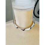 8 Other Reasons Twisted Collar Necklace, Silver, Rustic Style, NWT Photo 11