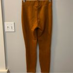 L'Agence L’agence Nini high rise faux suede pull on crop in cognac, NWT. Stretch. Small Photo 4