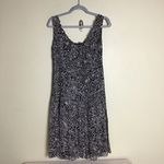 Sigrid Olsen  Silk Fit & Flare Dress Sz. 8 EUC, Geometric floral Summer Dress Photo 2