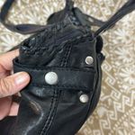 Lucky Brand π "High Times" Lamb Leather Black Tote Hobo Bag EUC β $229.00 Photo 13