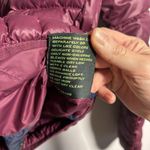 Source Unknown Propel Purple Blue Down Puffer Jacket Coat‎ Layered Womens L Outdoor Warm FLAWS Photo 4