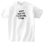 Anti Social Cowgirl Club T Shirt White Size M Photo 0