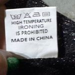 NWT Black/Silver Sparkly Sheer Mesh Star Tee Concert Rave Top Photo 8