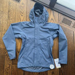 Rab Downpour Eco Rain Jacket Coat Womans Sz Small Black NWT Hiking Bearing Sea Photo 0