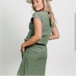 ALBION FIT Albion Sage Green Going Places Dress size medium Photo 5