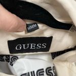 Guess White/cream/ivory vegan/faux Leather biker Jacket sz M Y2K vintage Photo 5