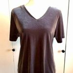 Lee Kathie Collection Blouse Womens L Used Grey Beautiful Sheen Photo 0