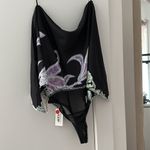 Free People BNWT  spellbound body suit size Small black combo Photo 4