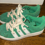 Adidas Campus Classic Green and White Sneakers Photo 0