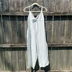 Chaser  Beachy Linen Striped Jumpsuit NWT | M‎ Photo 2