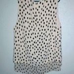 Kate Spade Live Colorfully XS Sleeveless Brush Dab Dots Top Blush Pink Photo 0