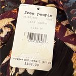 Free People NWT  On The Edge Romper Black Floral Size Medium Retail $108.00 Photo 12