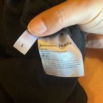 Reformation  Wesley  ribbed black tie shoulder jumpsuit L Photo 12