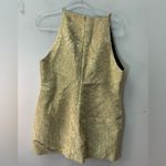 ZARA  Collection Shiny golden Mini Dress Gold Size XL bloggers fave party elegant Photo 8