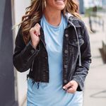 Boutique Risen Black Jean Jacket Photo 0