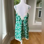 Victoria's Secret Vintage Victoria’s Secret Gold Label Ivory Green Floral Chemise Slip Dress Small Photo 1