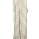Knox Rose Stripe Maxi Dress Size Large New Tan Photo 0