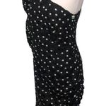 Bardot  One Shoulder Puff Sleeve Lace Dress In Black and Ivory 8 NWT Photo 2