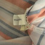 Ultra Flirt  Multicolor Striped V-Neck Blouse Photo 5