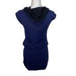 Athleta  Cowl Neck Jersey Stretch Knit Hooded Mini Athletic Activewear Dress, XS Photo 6