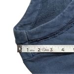 Anthropologie Huesca Pieced Top Saturday Sunday Navy Blue Ruffle Back Small Photo 8