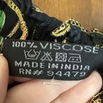 Me 2 Magic Anthropologie Maxi Dress 1X Dark Floral Metallic Tiered Smocked Size XL Photo 6