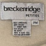 Breckenridge VTG‎  Cream Angora Lambswool Pearl Beaded Pullover Sweater Womens PM Photo 8