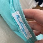 Vintage 60s 70s Turquoise Carol Gowns by Mr Walter 2pc Gown Long Halter Dress XS Blue Photo 7