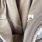 Lucky Brand Ivory Cotton Crochet Leather Trim Boho Hobo Shoulder Bag Purse Tote Photo 9