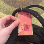 Victoria's Secret Victoria’s Secret Y2K Vintage Body Mist Black Glitter Small Purse Canvas Bag Photo 1