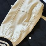 The Limited Vintage  Unisex Varsity Jacket Leather Size M/L International Style Photo 10