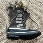 Sorel Joan of Arctic Waterproof Insulated Winter Snow Boots Size 5 Gray Leather Photo 1