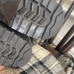 American Eagle NOS Vintage 90s Brown Leather Boots Lug Sole 9 Photo 10