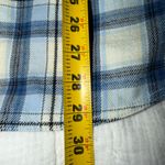 Free People  We the Free Wind River Plaid Shirt Pullover Tunic; pockets; Medium Photo 5