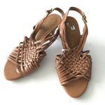 Franco Sarto  the‎ artist collection strappy sandal Brown Leather Womens S… Photo 1