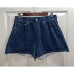 Rag and Bone Miramar Printed Chambray Shorts Size Large Pull On Denim Effect Photo 3