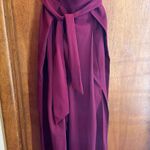 Showpo Maroon Strapless Jumpsuit Photo 1