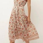 Veronica Beard NWT  Lexington Midi Floral Dress Off-White MulticolotSize 2 Photo 0