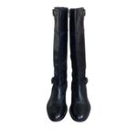 Coach Jacinda Black Leather Knee-High Tall Riding Boots Photo 4