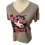 Converse  all star v neck womens tshirt size medium Photo 2