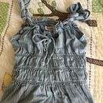 Isabelle's Cabinet ÉTICA - Ari Gathered Tank in Laguna Star Blue Size small Photo 4