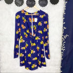 Kimchi Blue NWT  Maddie Plunging Tie‎ Front Romper Photo 1