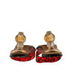 Eilyken Square Toe Ladies Slippers Funky Clear Heel Women Leopard Slides US‎ 10 Black Photo 9