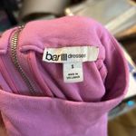 Bar III Coquette Adorable Bubble Gum Pink Mock Neck Long Sleeve Bodycon Dress S Photo 3