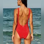 Berlook Red Lurex No Padding One Photo 1